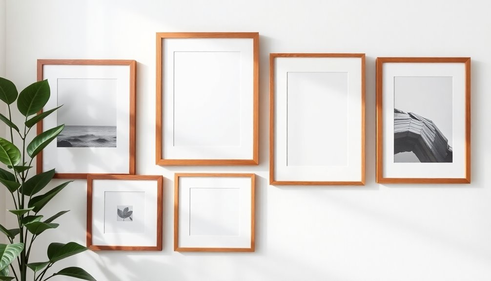 minimalist picture frame collection