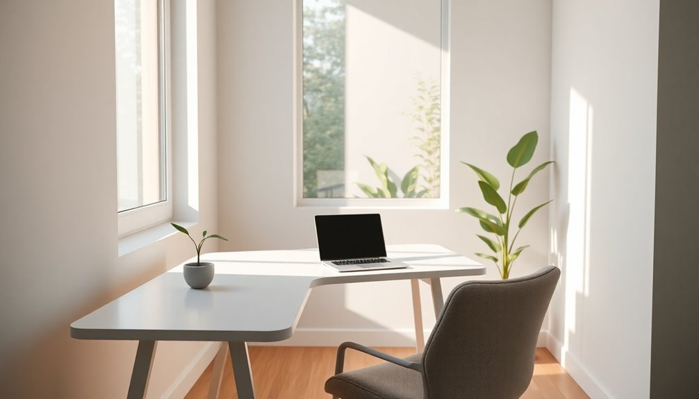 minimalist remote workspaces trend
