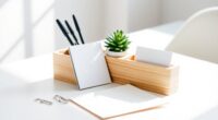 minimalist stationery for organization