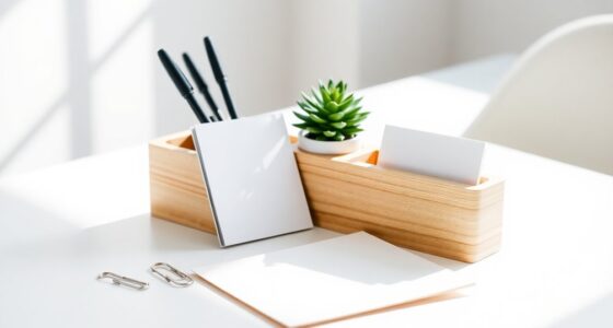 minimalist stationery for organization