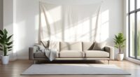 minimalist tapestry home decor