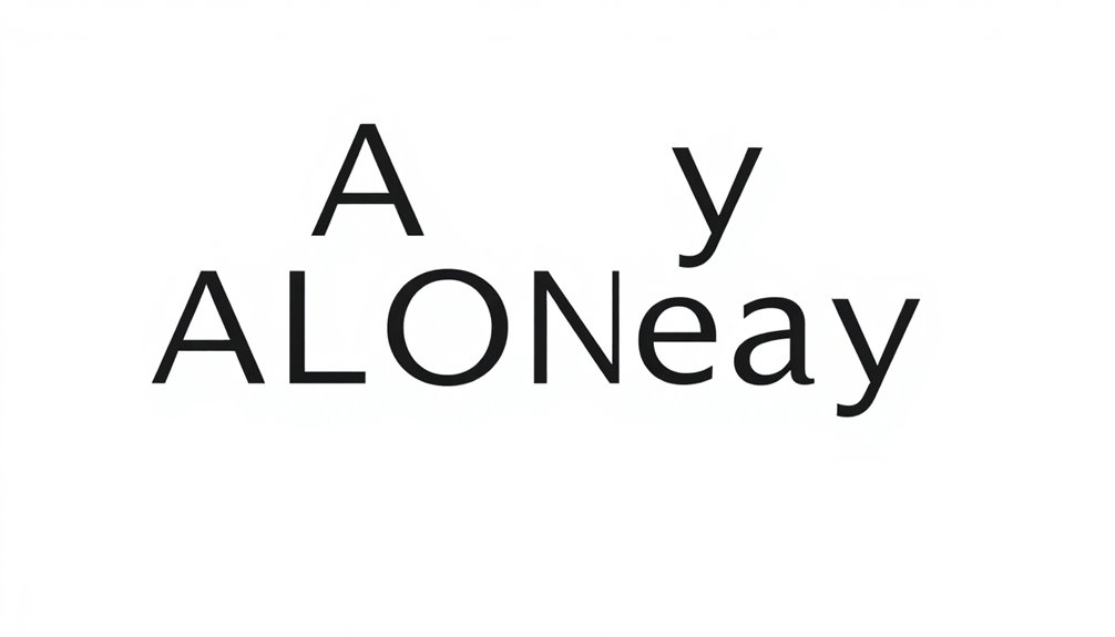 minimalist typography enhances experience