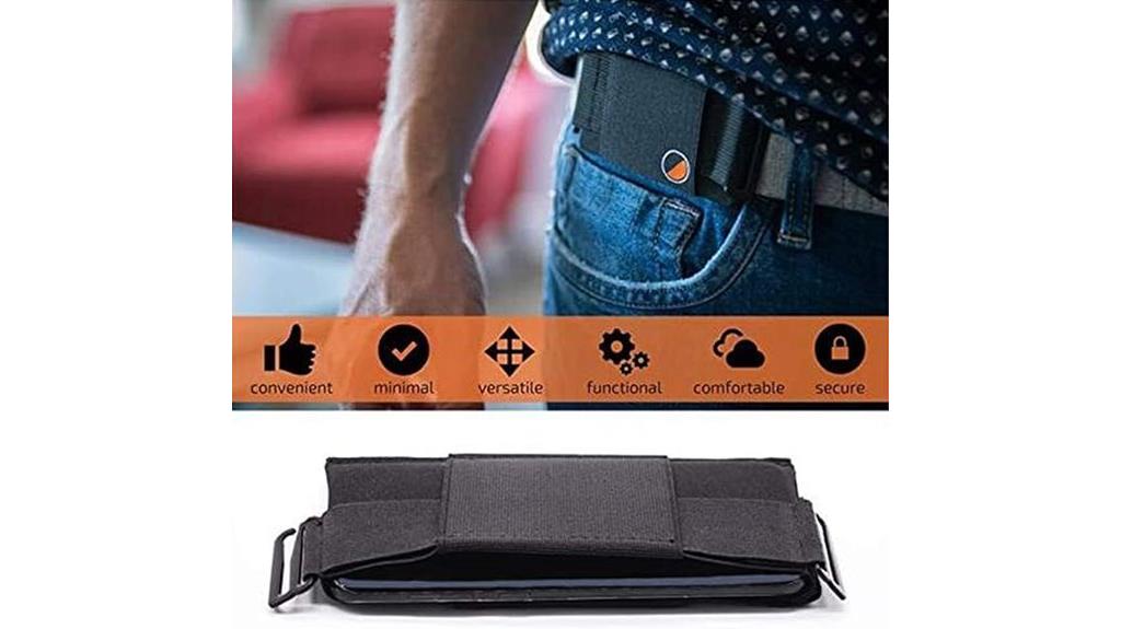 minimalist unisex waist pouch