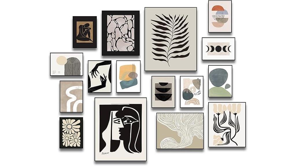 minimalist wall decor prints