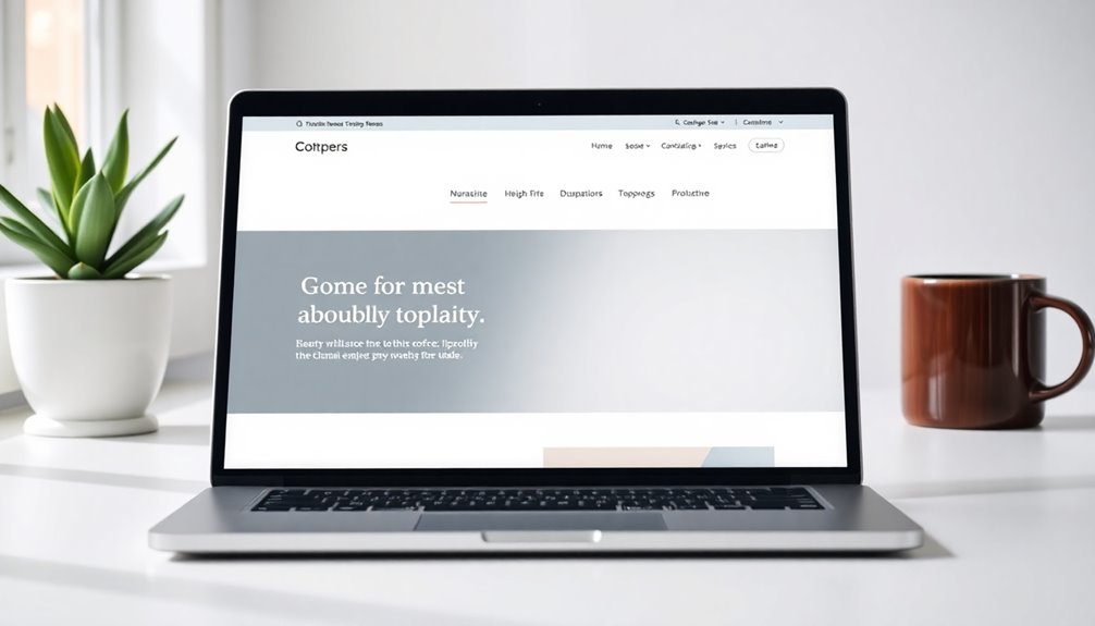 minimalist website design analysis