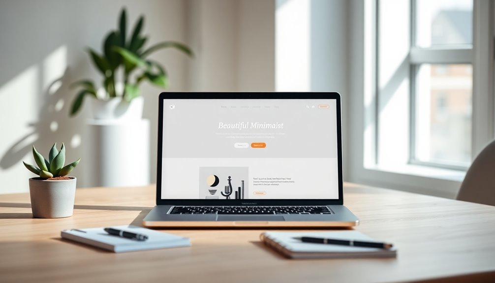 minimalist website design examples