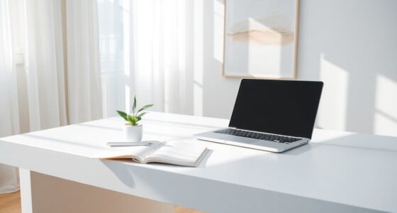 minimalist workspace for creativity