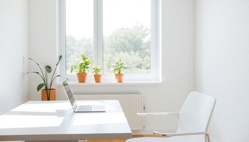 minimalist workspace for productivity