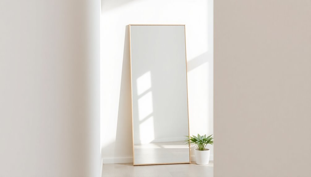 mirrors enhance transitional spaces