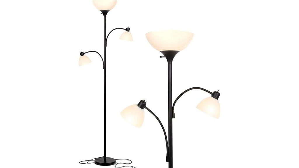 modern double led lamp