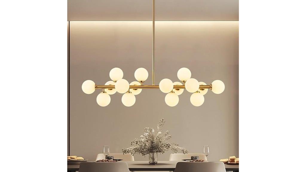 modern glass chandelier design
