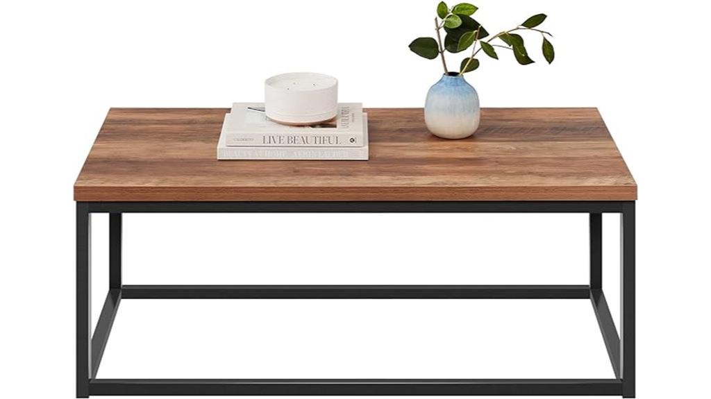 modern industrial coffee table