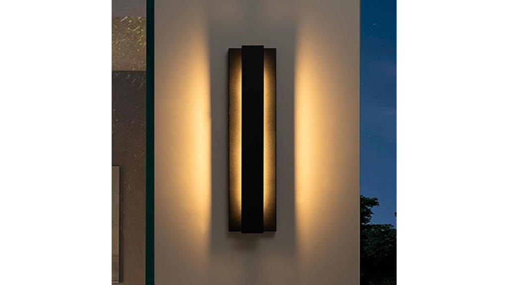 modern led wall sconce