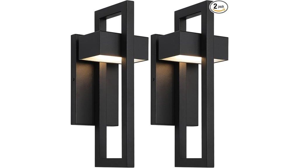 modern outdoor wall lights