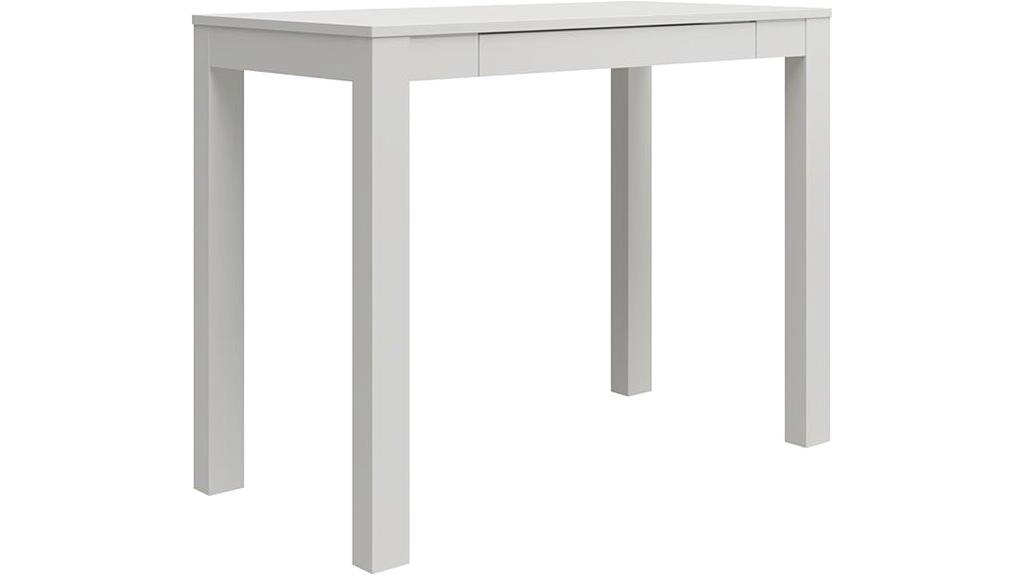 modern white desk design