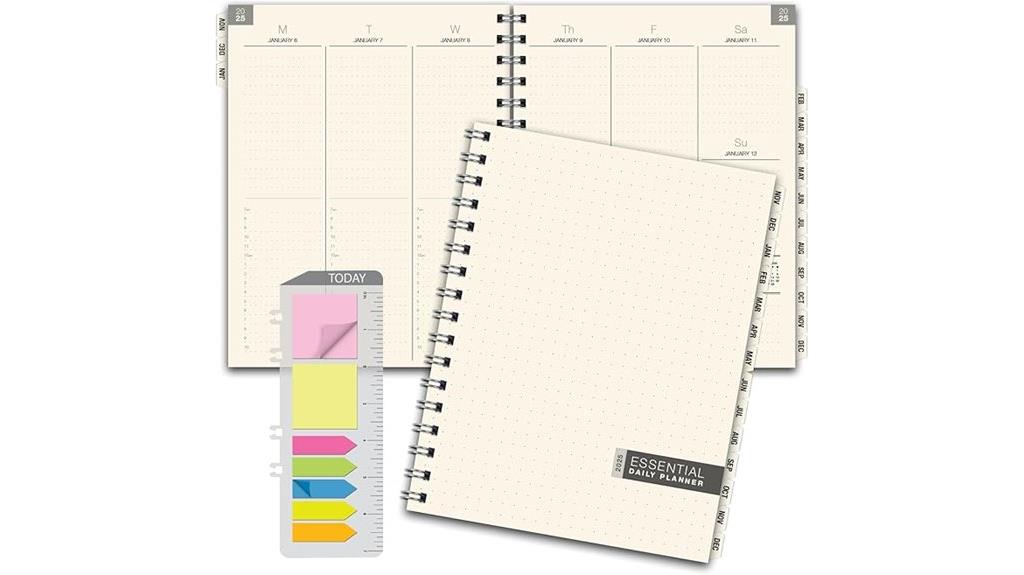 monthly and weekly planner