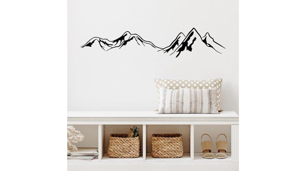 mountain wall decal vehicle