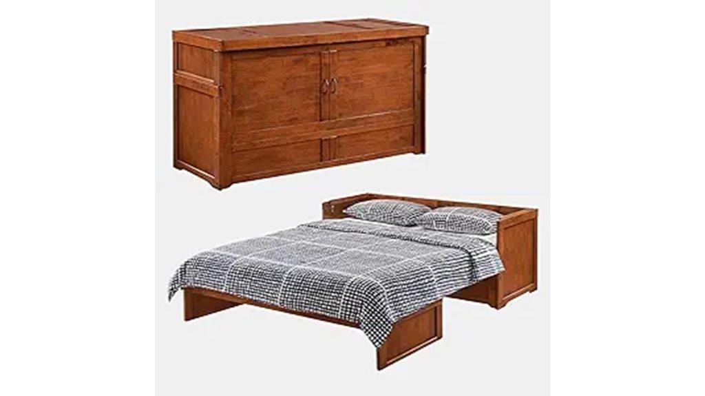 murphy bed cabinet cherry