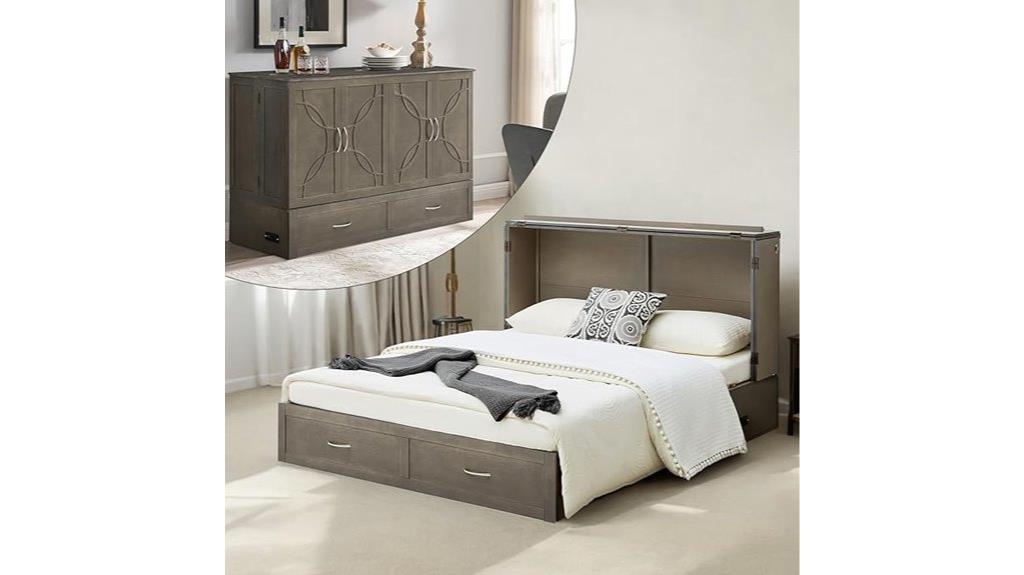 murphy bed with storage