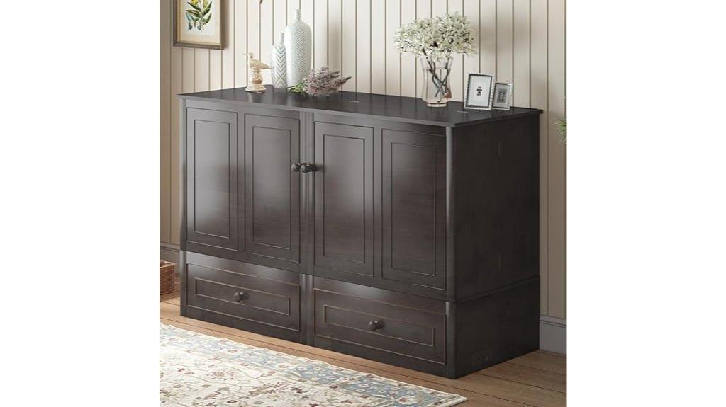 murphy cabinet bed mattress