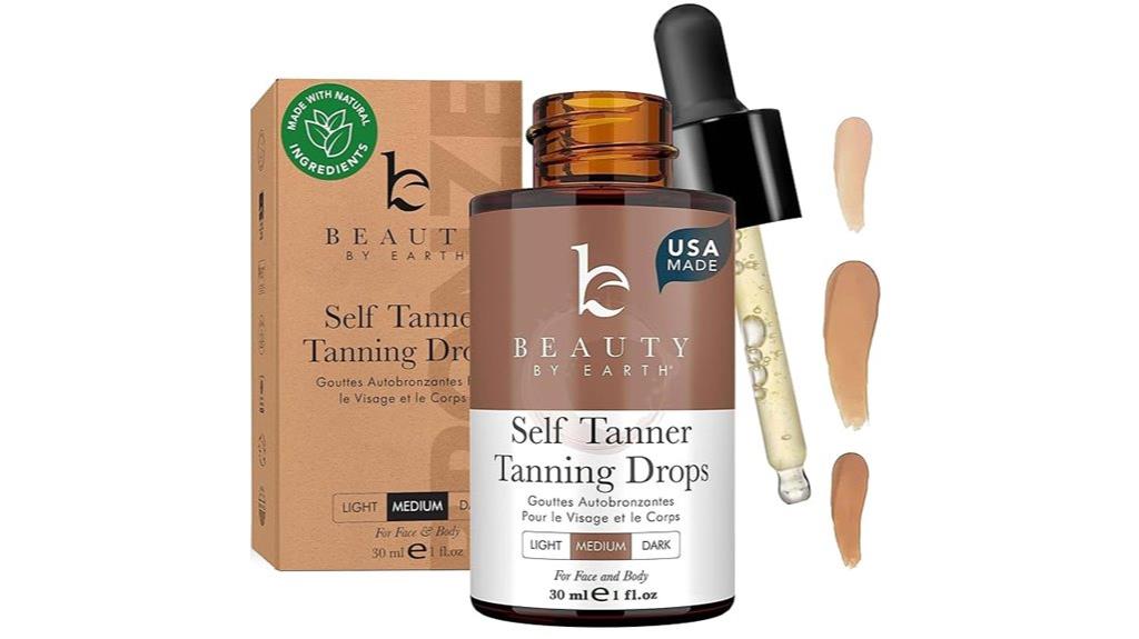 natural organic tanning drops