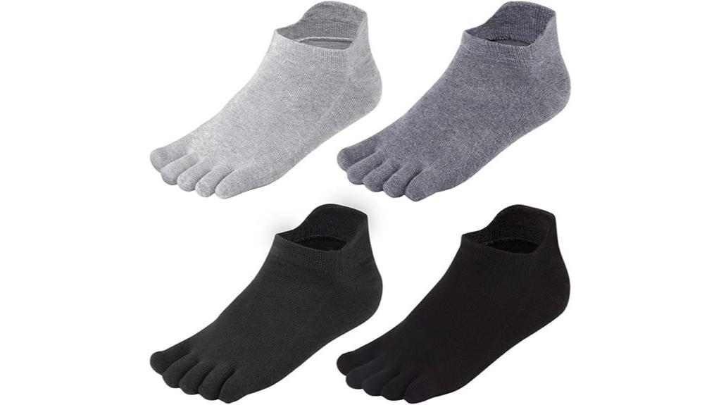 no show toe socks
