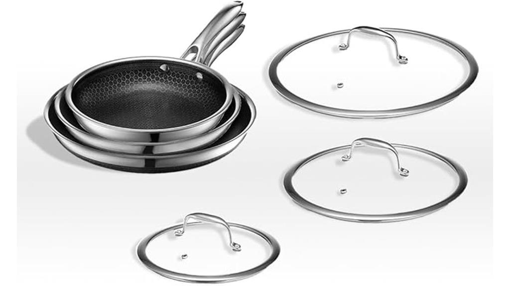nonstick fry pan set