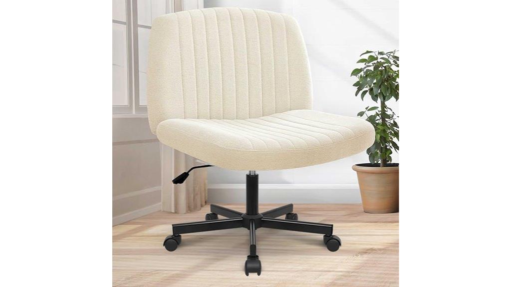 orange criss cross chair