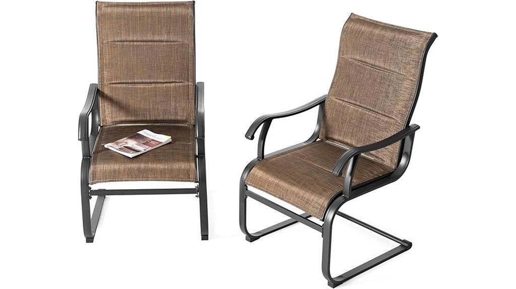 outdoor dining chair set
