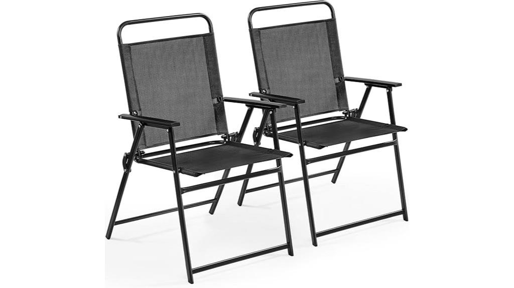 outdoor folding patio chairs