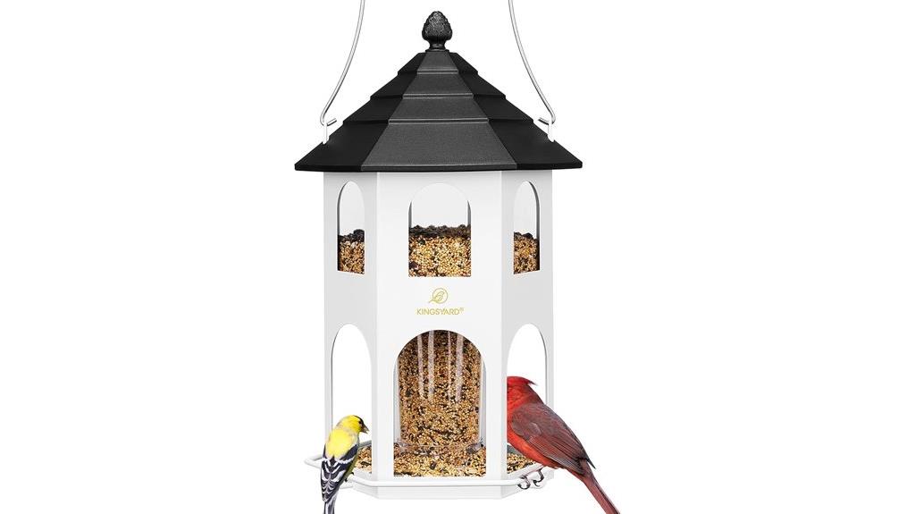 outdoor hanging bird feeder