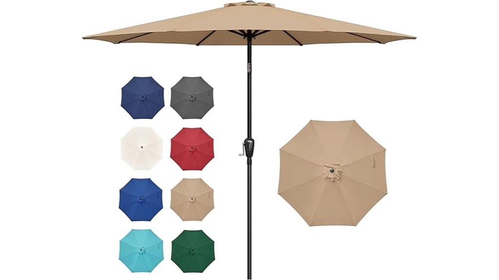 outdoor patio umbrella 9ft
