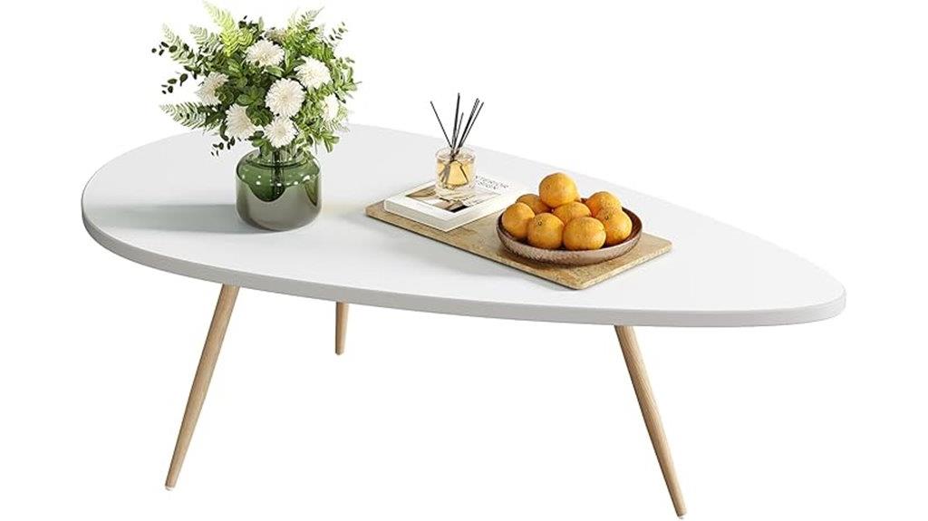 oval living room table