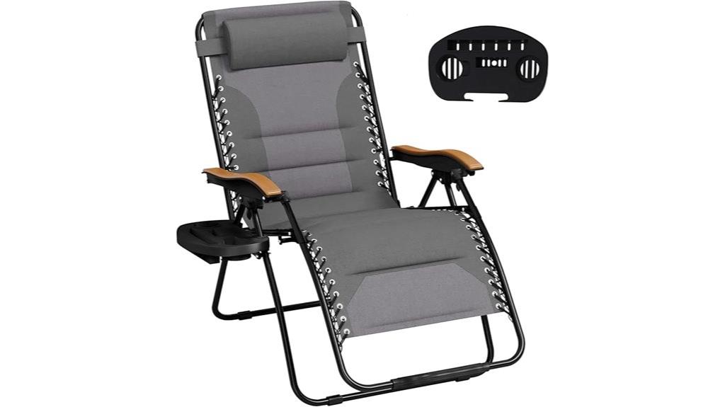 oversized patio recliner chair