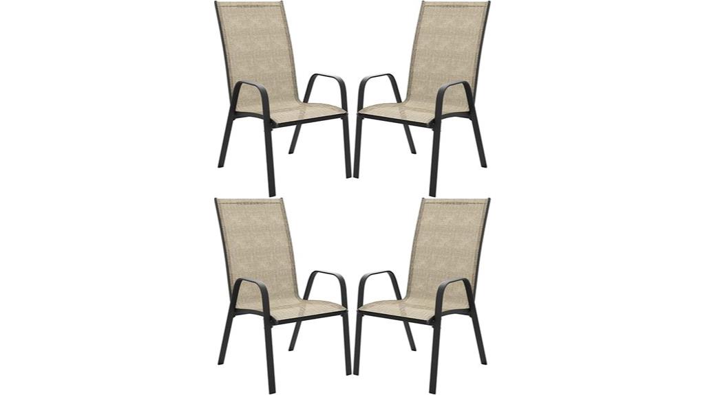 patio dining chairs set
