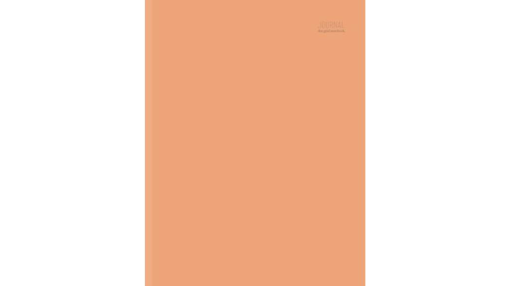 peach dot grid notebook