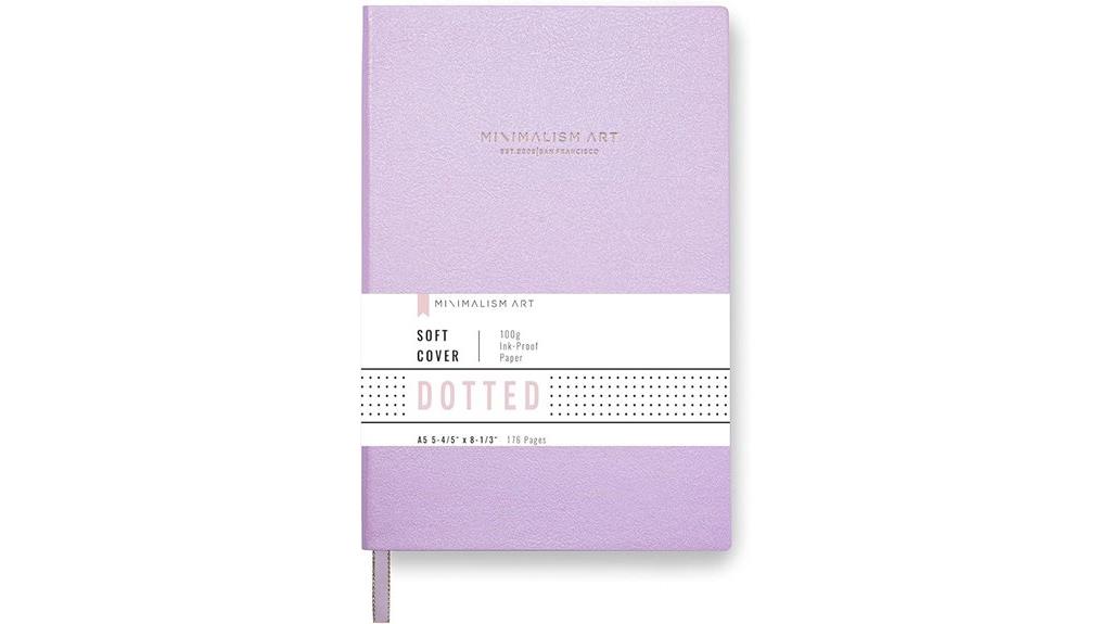 pink minimalist notebook journal