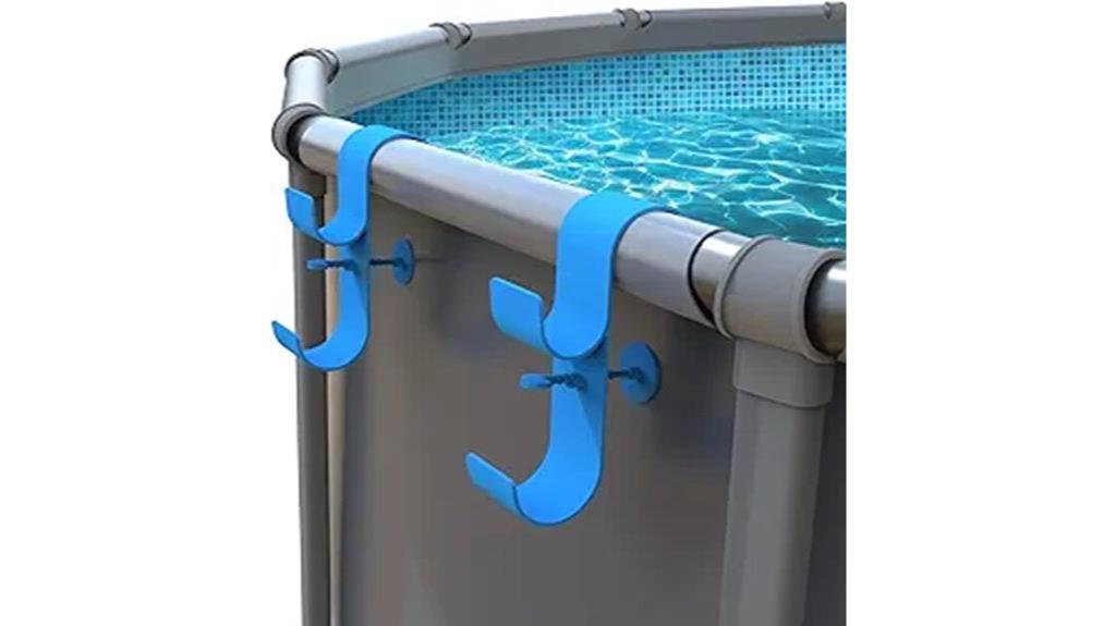 pool cleaning equipment holder