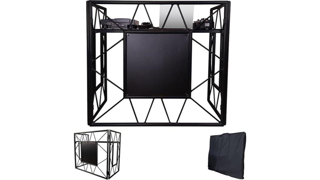 portable and foldable dj table