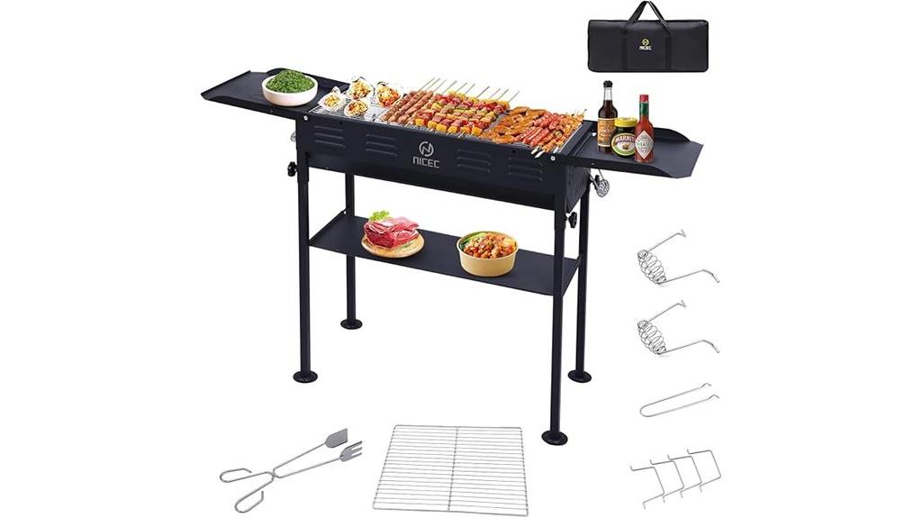 portable camping charcoal grill