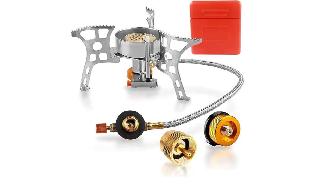 portable camping stove adapter