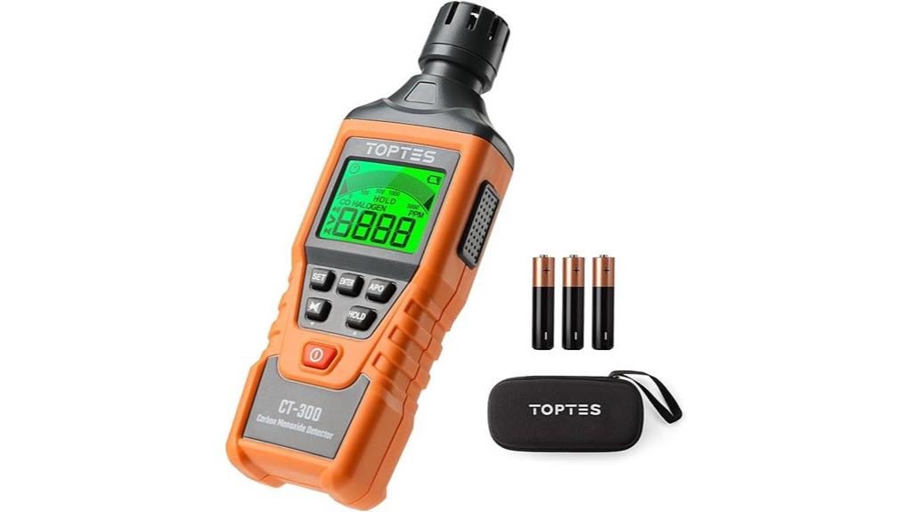 portable carbon monoxide detector