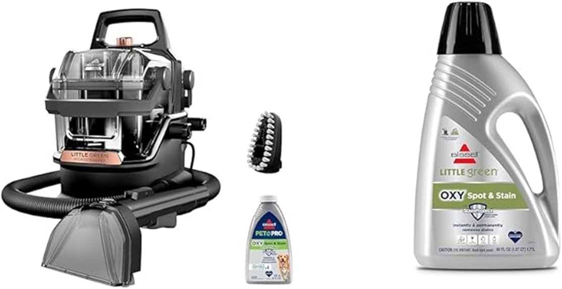 portable carpet cleaning device