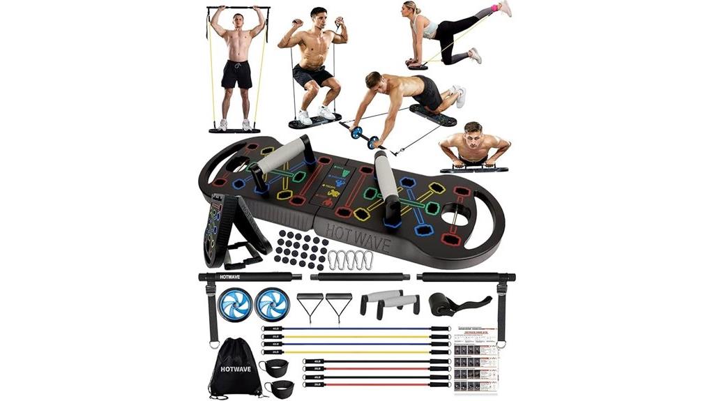 portable fitness push up