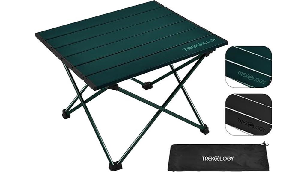 portable folding beach table