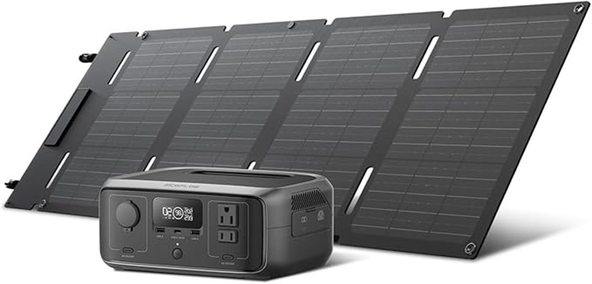 portable solar power generator