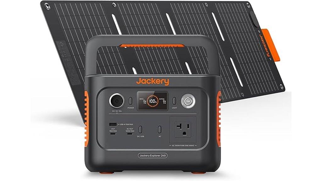 portable solar power system