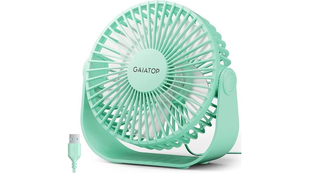 portable usb desk fan