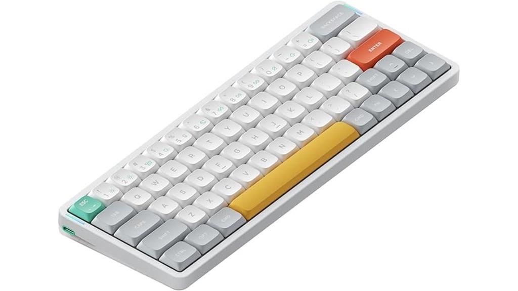 portable wireless mechanical keyboard