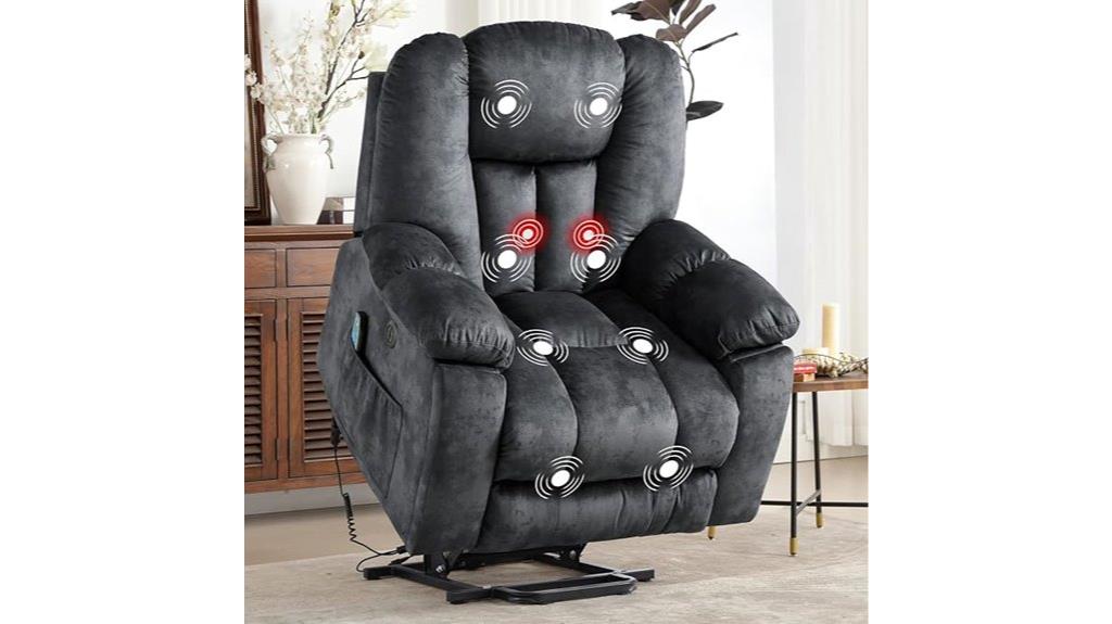 power recliner with massage